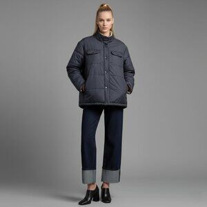 Insulated Bomber Men’s Jacket Dark Navy